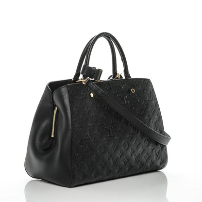 Louis Vuitton Empreinte Montaigne GM Black 3 of 8