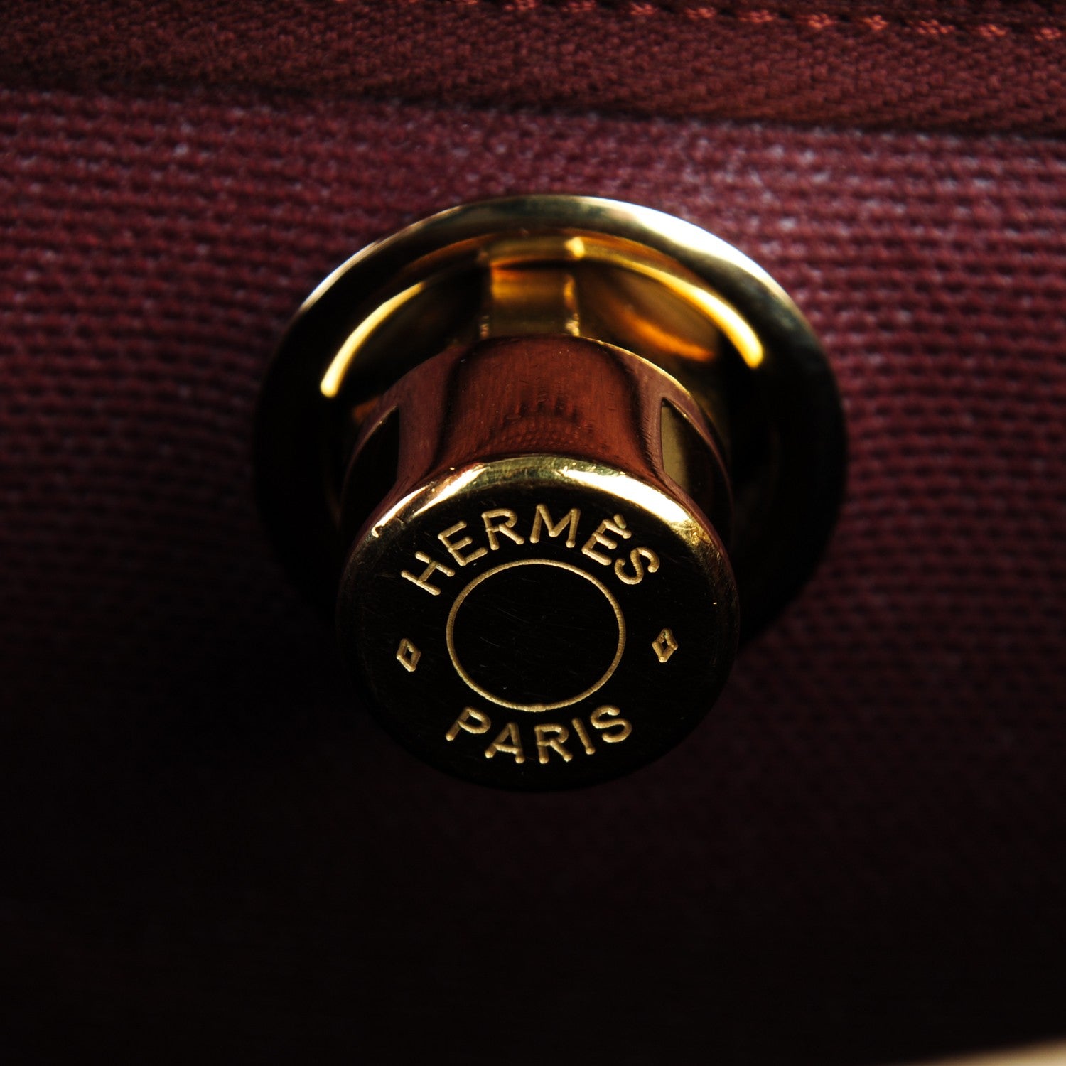 Hermes Toile Vache Calfskin Herbag 30 PM Backpack Natural 6 of 11