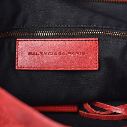 Balenciaga Agneau Classic Hardware Town Rouge Cardinal 7 of 12
