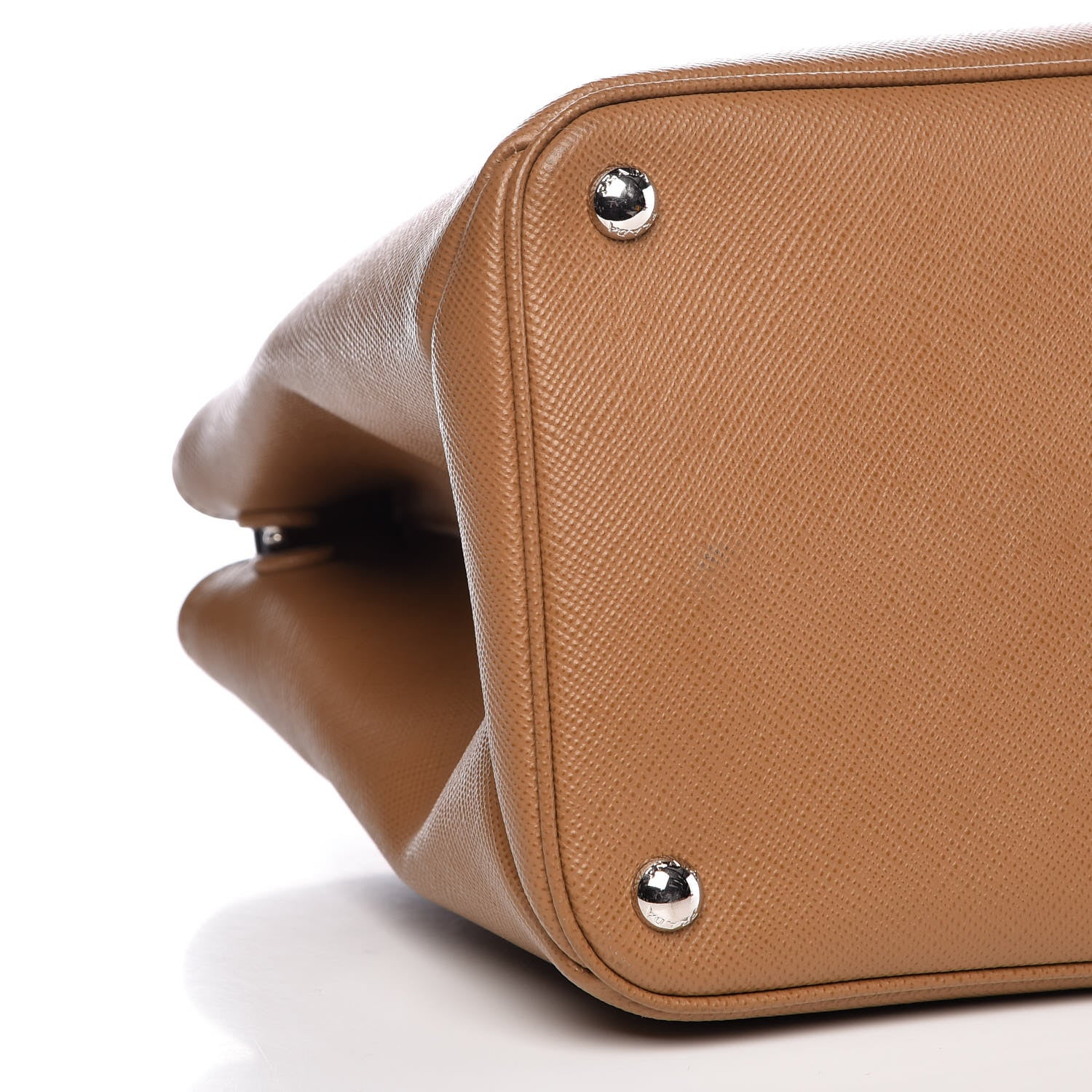 Prada Saffiano Cuir Twin Tote Caramel 9 of 10