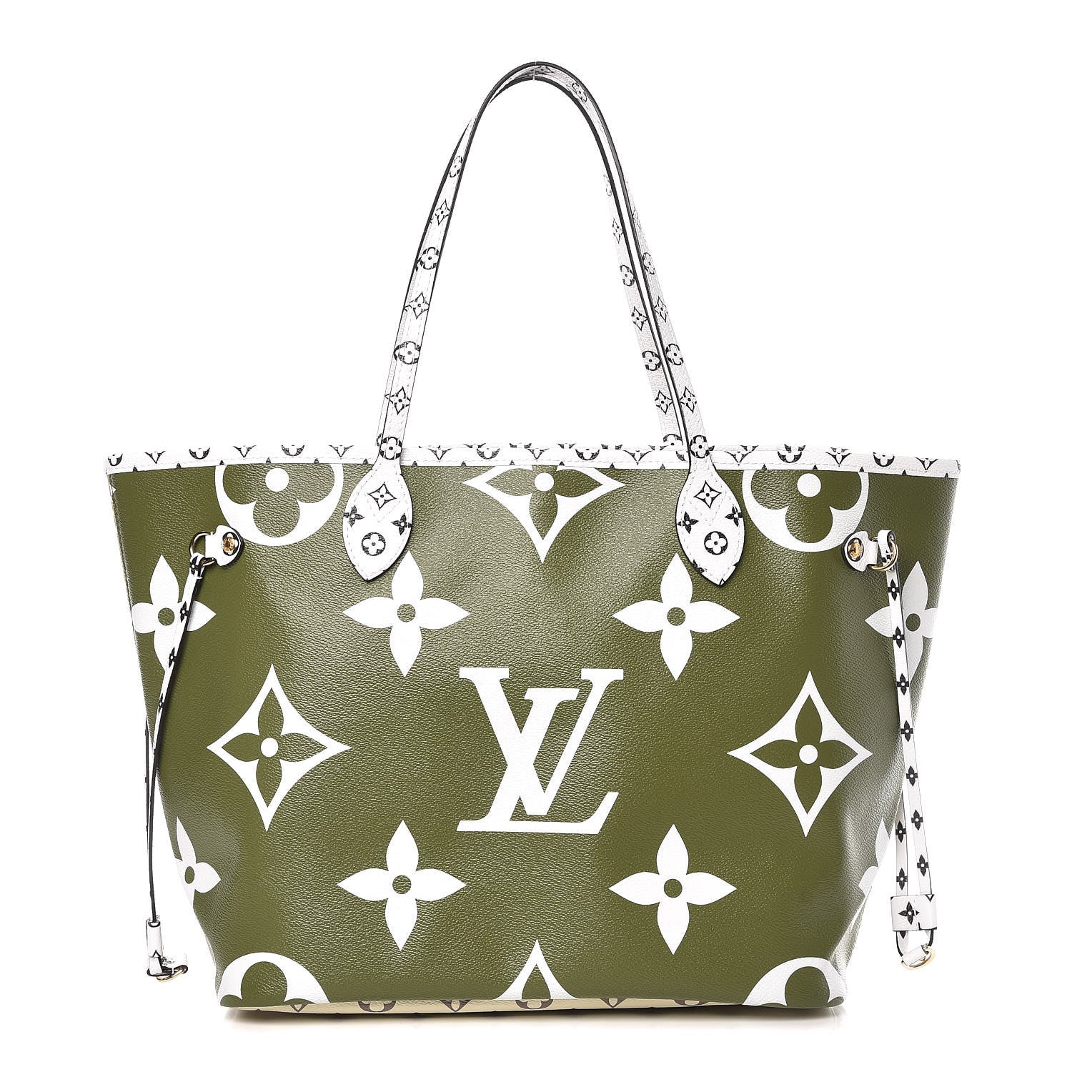 Louis Vuitton Monogram Giant Neverfull MM Kaki 1 of 10