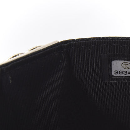Chanel Caviar Quilted Boy Card Holder Black 8 of 10