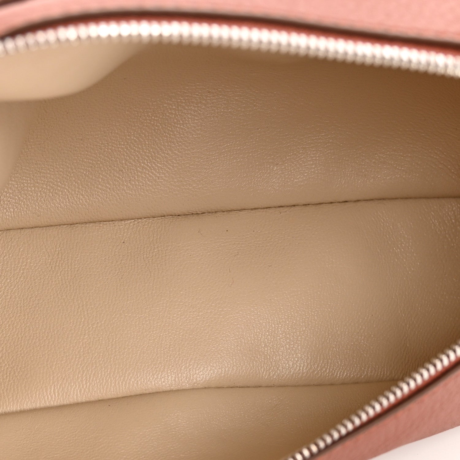 Loro Piana Grained Calfskin L19 Extra Pocket Pouch Kummel 5 of 10
