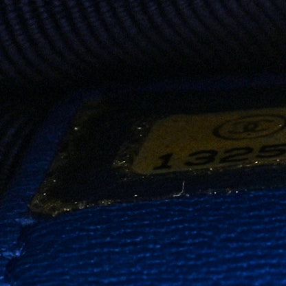 Chanel Lambskin Quilted Wallet On Chain WOC Blue 7 of 10