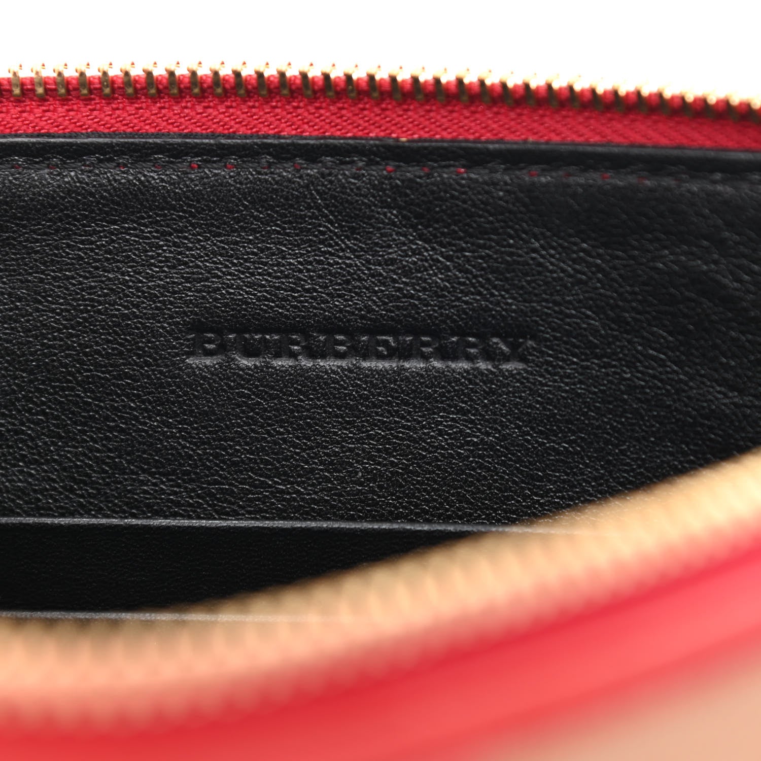 Burberry House Check Peyton Crossbody Clutch Bag Russet 6 of 13