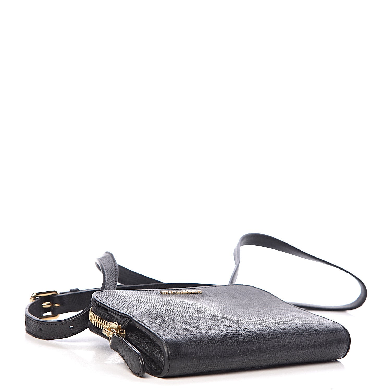 Burberry Grain Calfskin Small Crossbody Bag Black 4 of 14