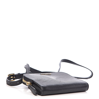Burberry Grain Calfskin Small Crossbody Bag Black 4 of 14