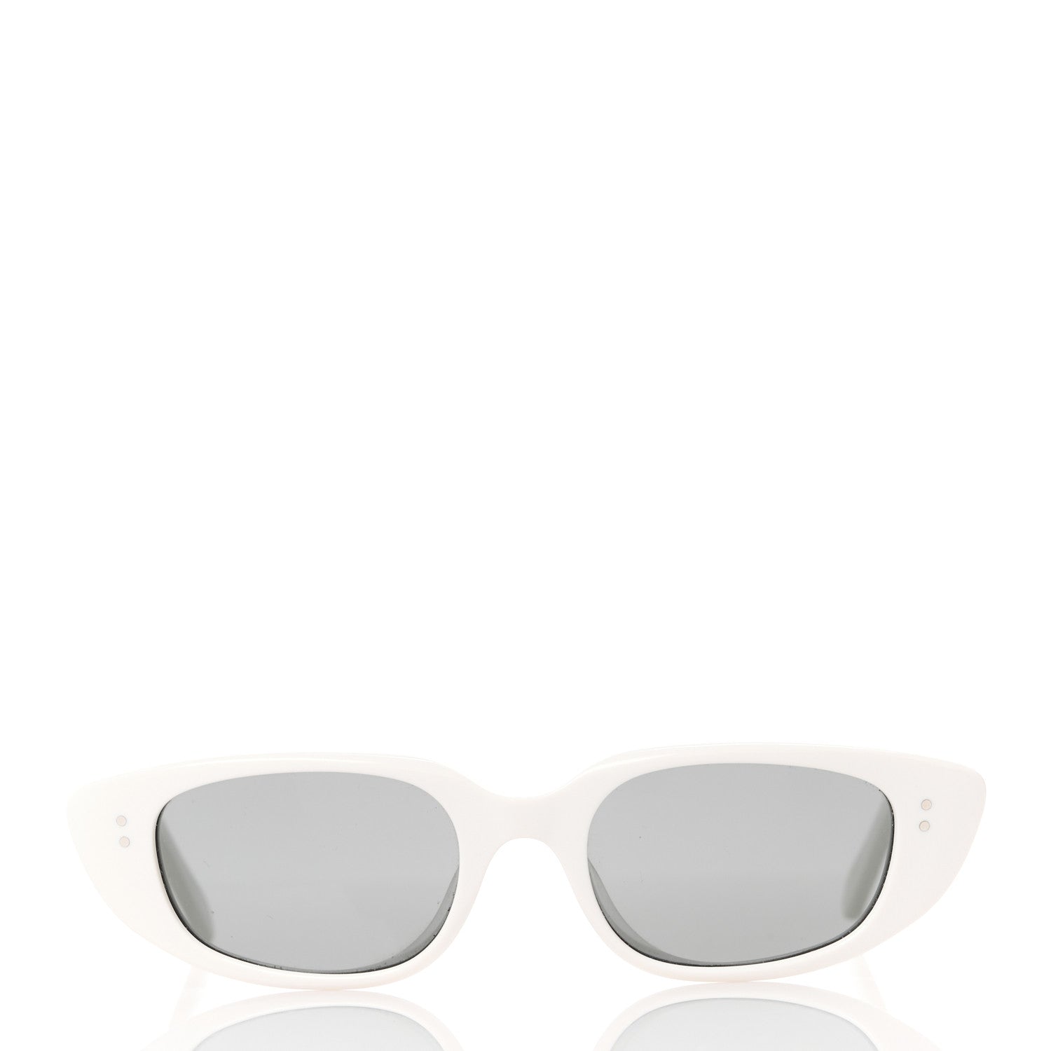 Celine Acetate Cat Eye Sunglasses CL40095U White 2 of 8