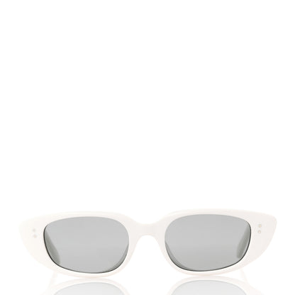Celine Acetate Cat Eye Sunglasses CL40095U White 2 of 8