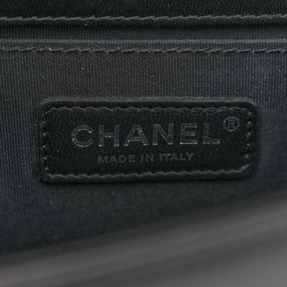 Chanel Lambskin Quilted Medium Boy Flap Black 6 of 11