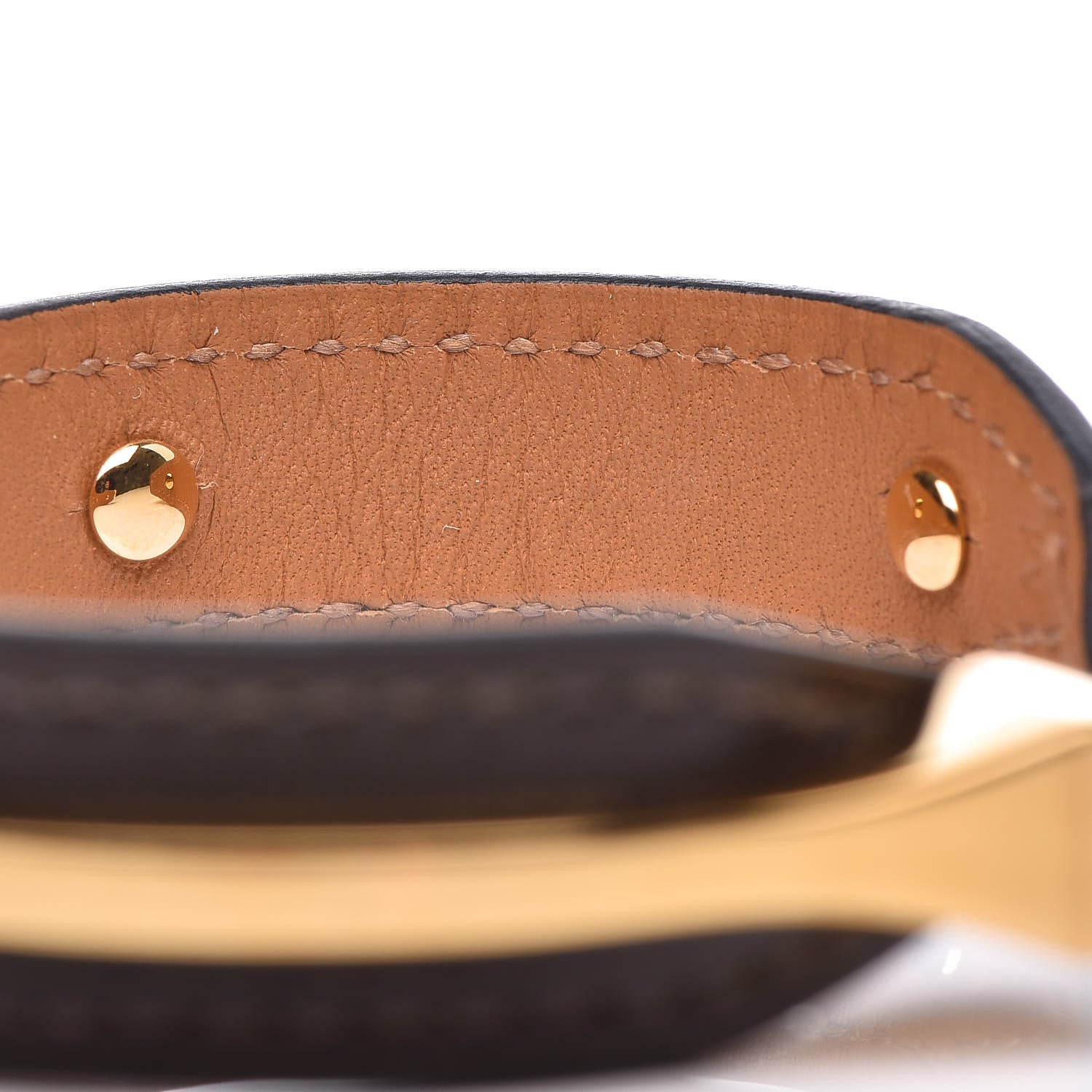 Hermes Box Binome Cuff M Chocolate 7 of 9