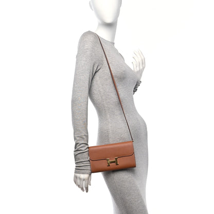 Hermes Evercolor Constance Wallet To Go Gold 2 of 11