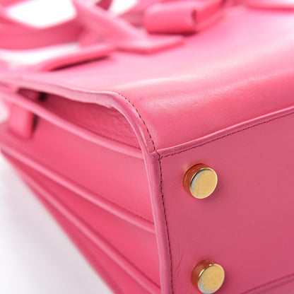 Saint Laurent Calfskin Nano Sac De Jour Rose Clair 8 of 26