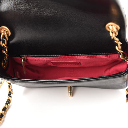 Chanel Shiny Lambskin Quilted Small Fashion Therapy Flap Black 5 of 11