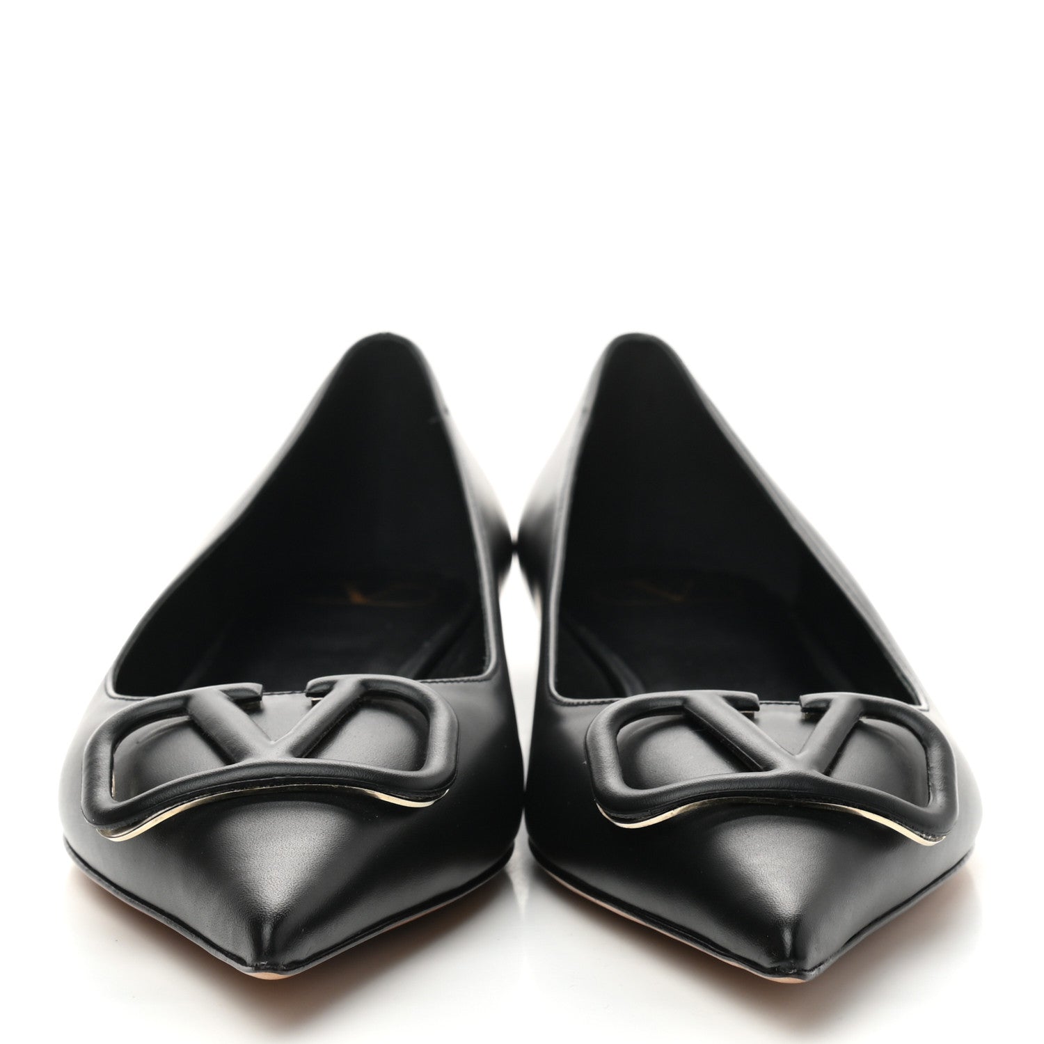 Valentino Garavani Nappa Vlogo Flats 40 Black 2 of 8