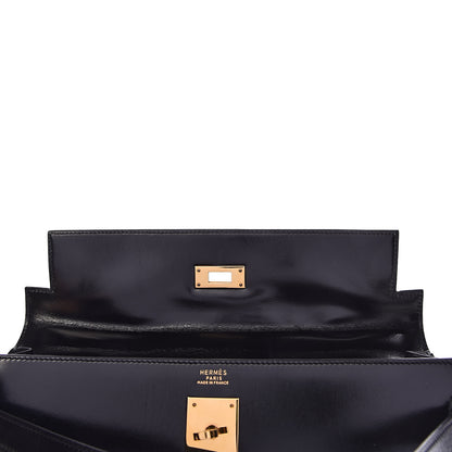 Hermes Box Kelly Sellier 32 Black 24 of 38