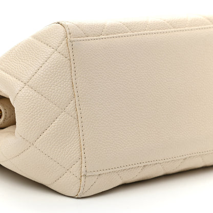 Chanel Caviar Quilted Small Chain Shoulder Bag White 9 of 17