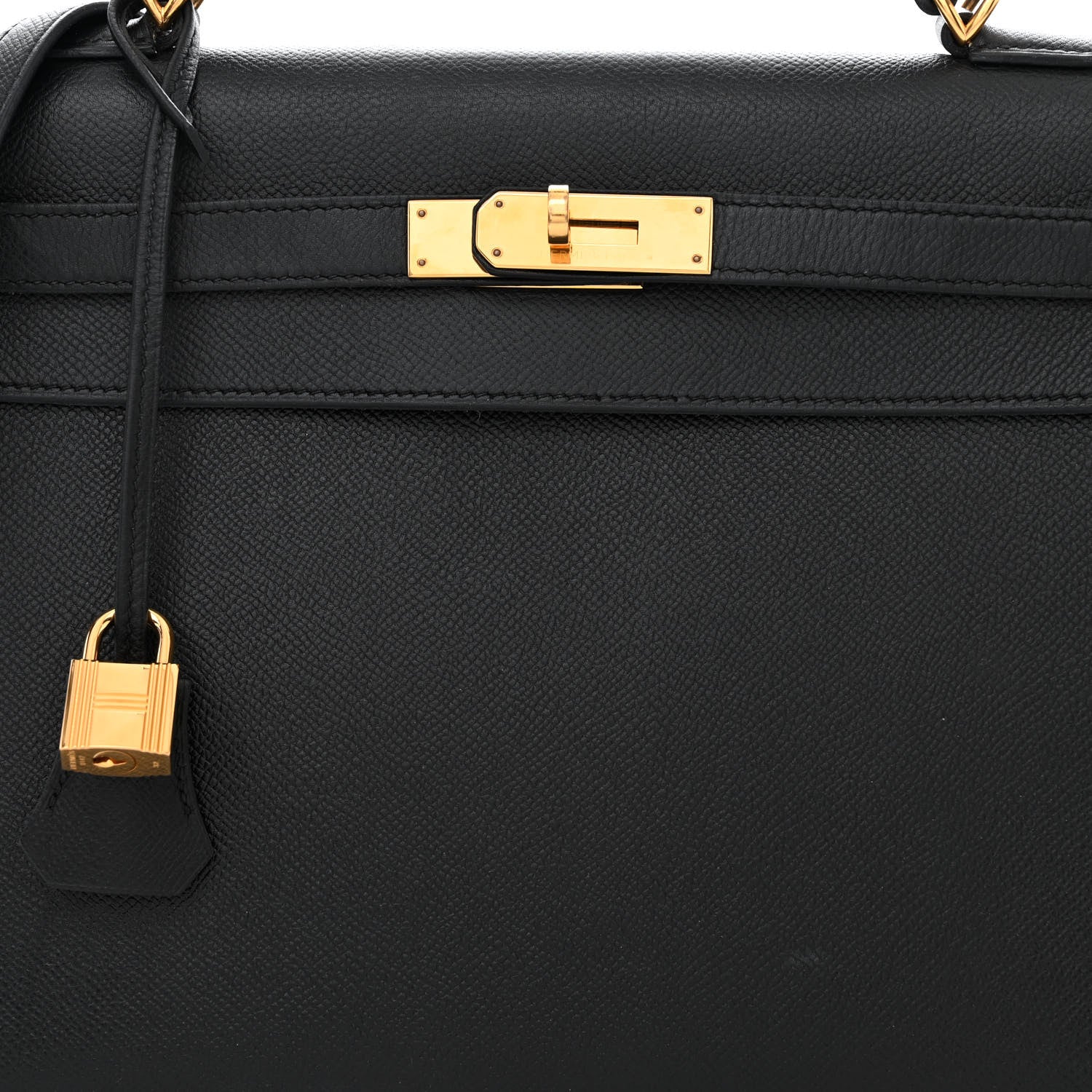 Hermes Epsom Kelly Sellier 32 Black 8 of 12
