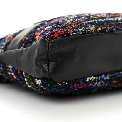 Chanel Tweed Lambskin Small Girl Bag Multicolor Black 9 of 10