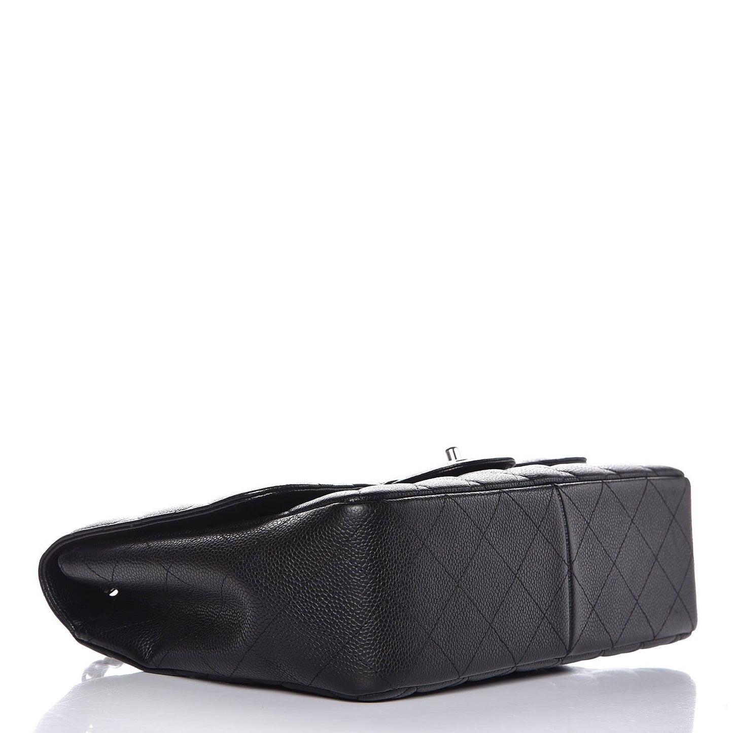 Caviar Quilted Jumbo Single Flap Black