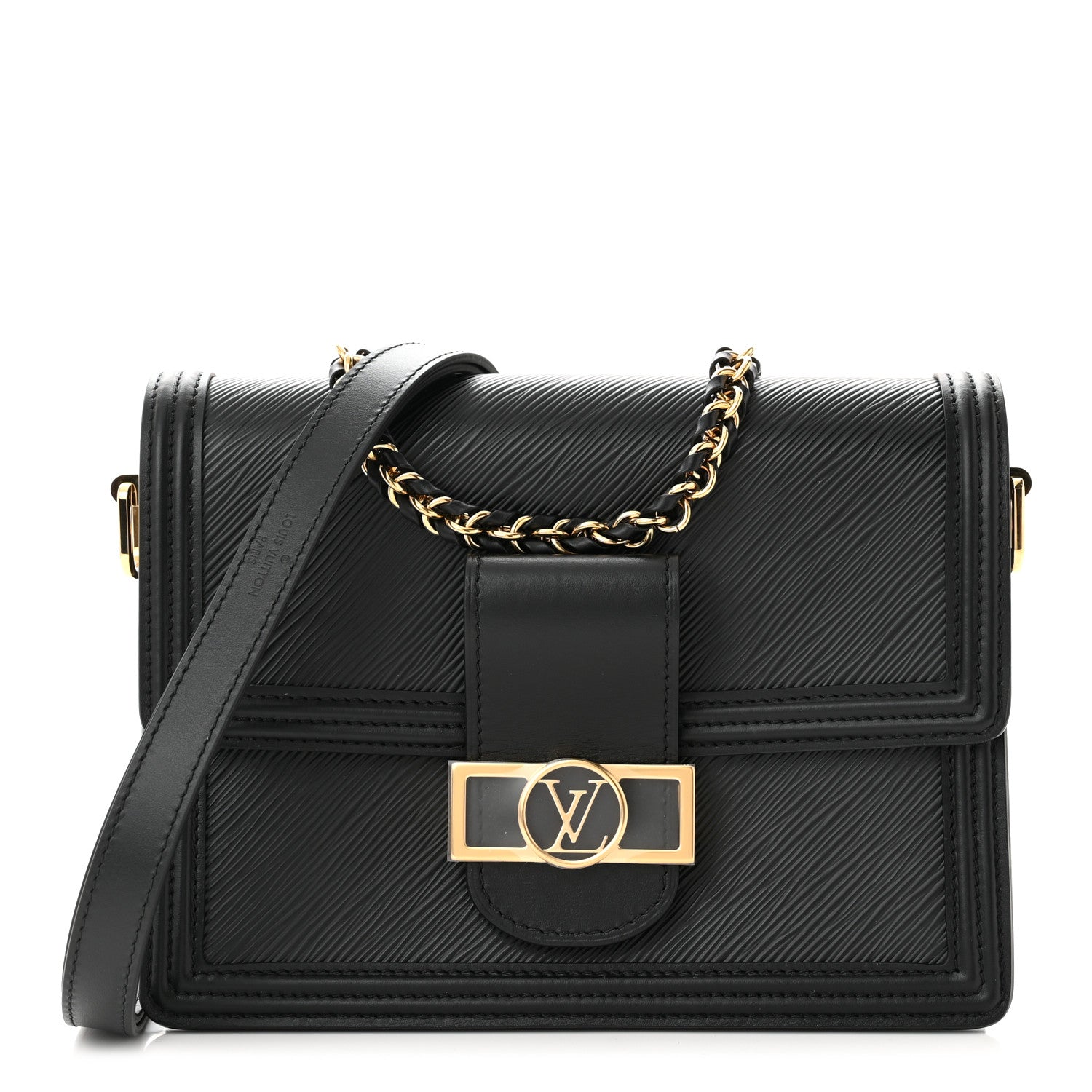 Louis Vuitton Epi Dauphine MM Black 1 of 10