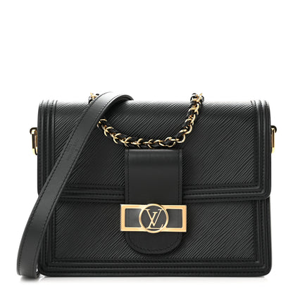 Louis Vuitton Epi Dauphine MM Black 1 of 10