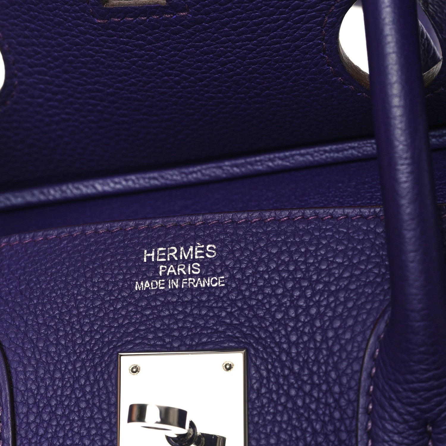 Hermes Togo Birkin 35 Iris 6 of 12
