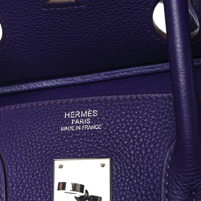 Hermes Togo Birkin 35 Iris 6 of 12