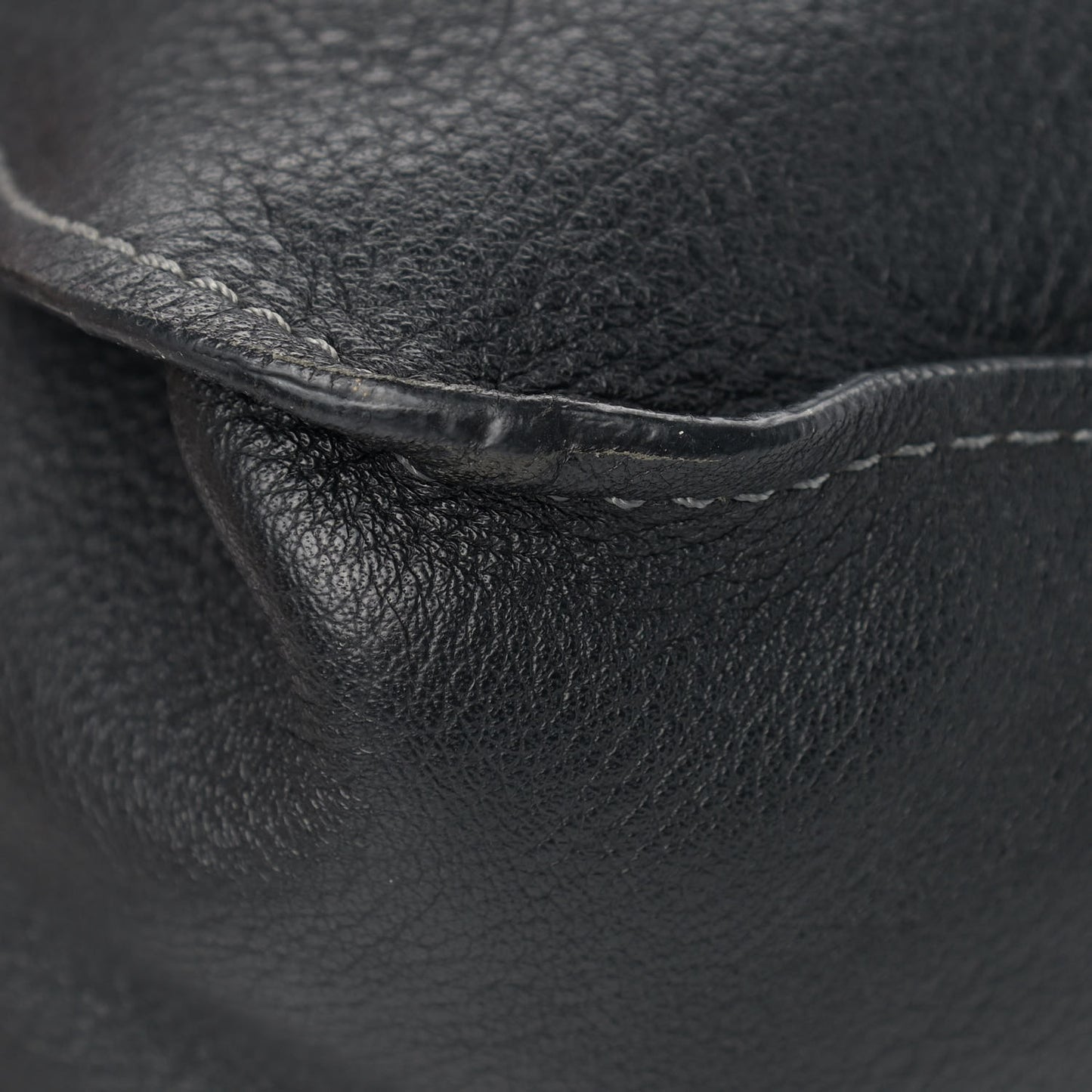 Calfskin Medium Marcie Satchel Black