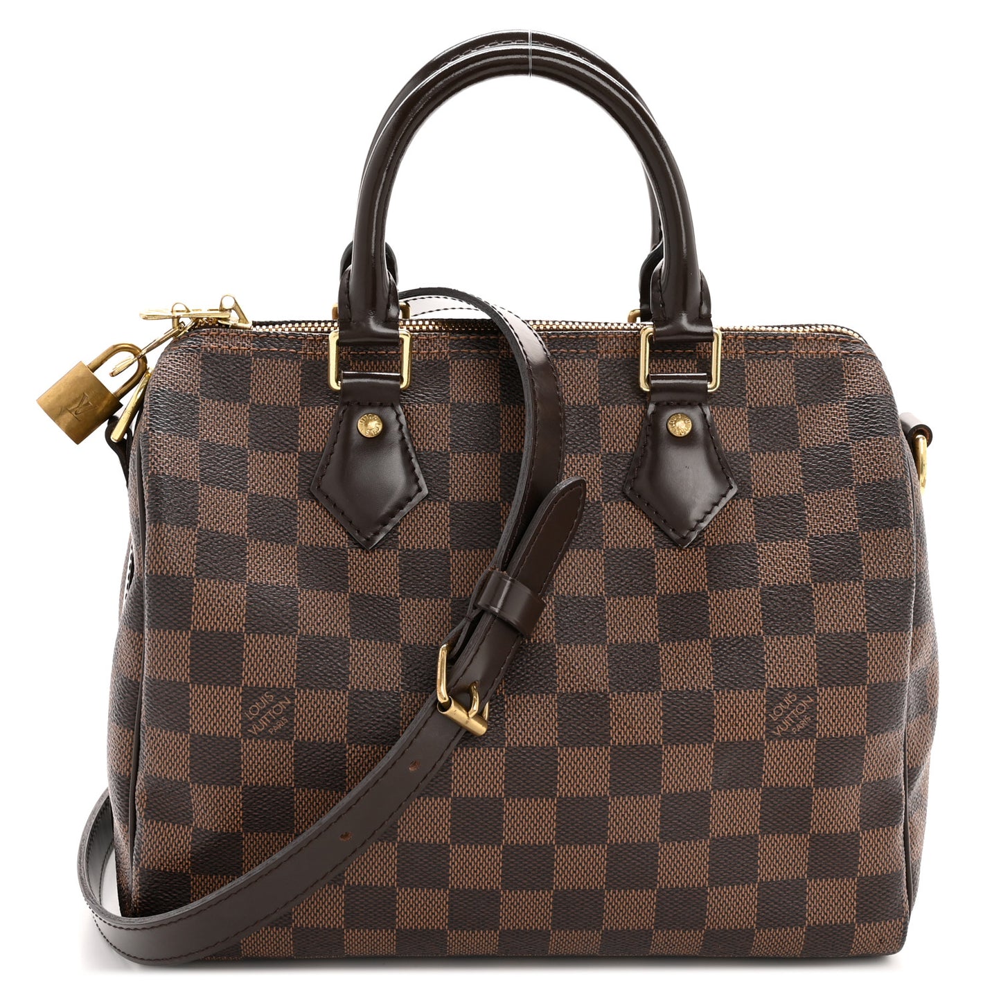 Damier Ebene Speedy Bandouliere 25