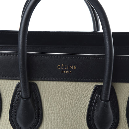 Celine Elephant Calfskin Nano Tri-Color Luggage Beige 9 of 9