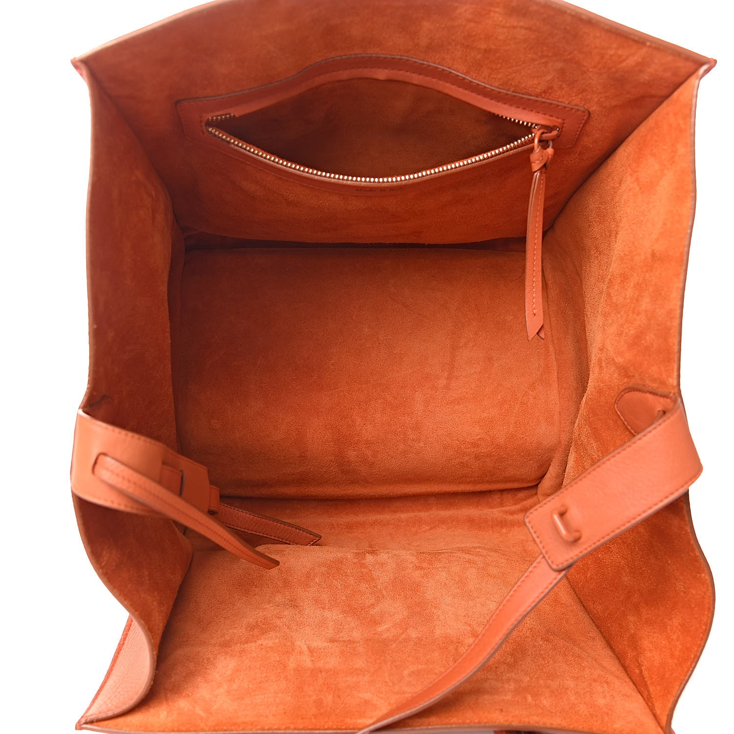 Celine Supple Calfskin Medium Phantom Luggage Orange 5 of 16