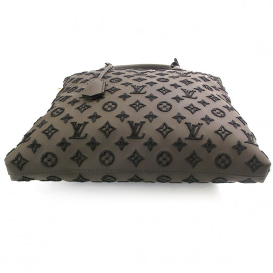 Louis Vuitton Monogram Addiction Vertical Lockit MM Brown 4 of 7