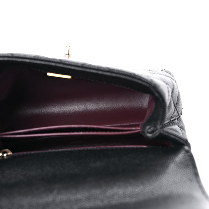 Chanel Caviar Quilted Extra Mini Coco Handle Flap Black 5 of 15