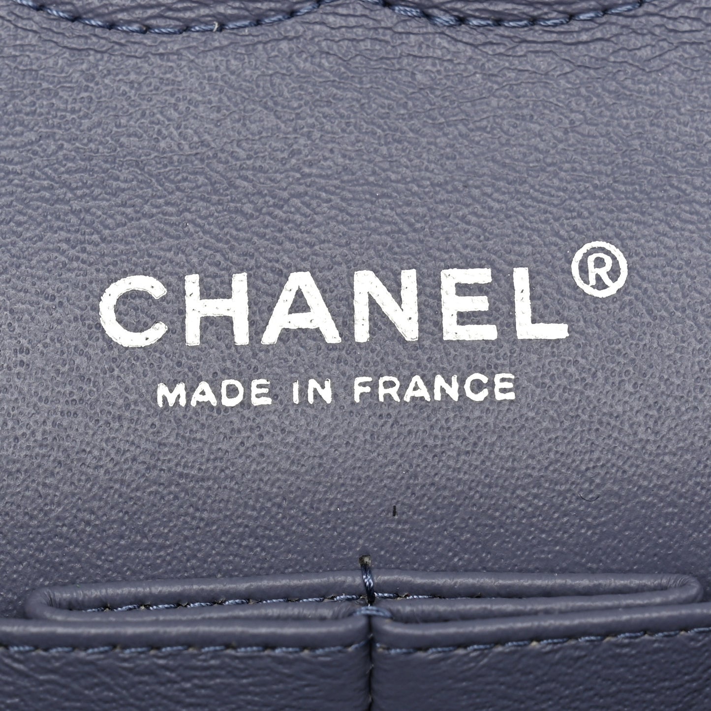 Lambskin Quilted Medium Double Flap Blue
