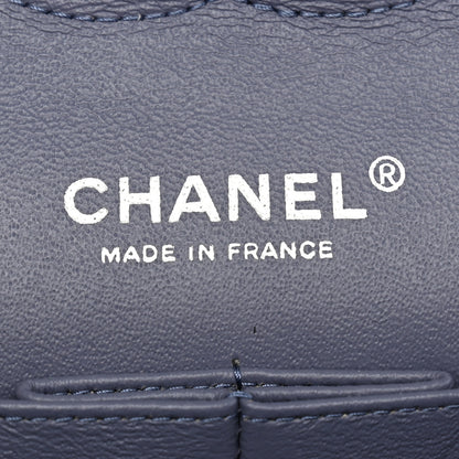 Chanel Lambskin Quilted Medium Double Flap Blue 5 of 10