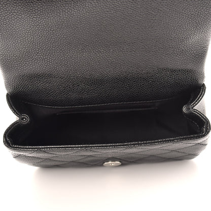 Chanel Caviar Quilted Incognito Mini Square Flap Black 5 of 10