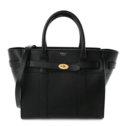 Mulberry Classic Grain Small Bayswater Zip Tote Black 1 of 9