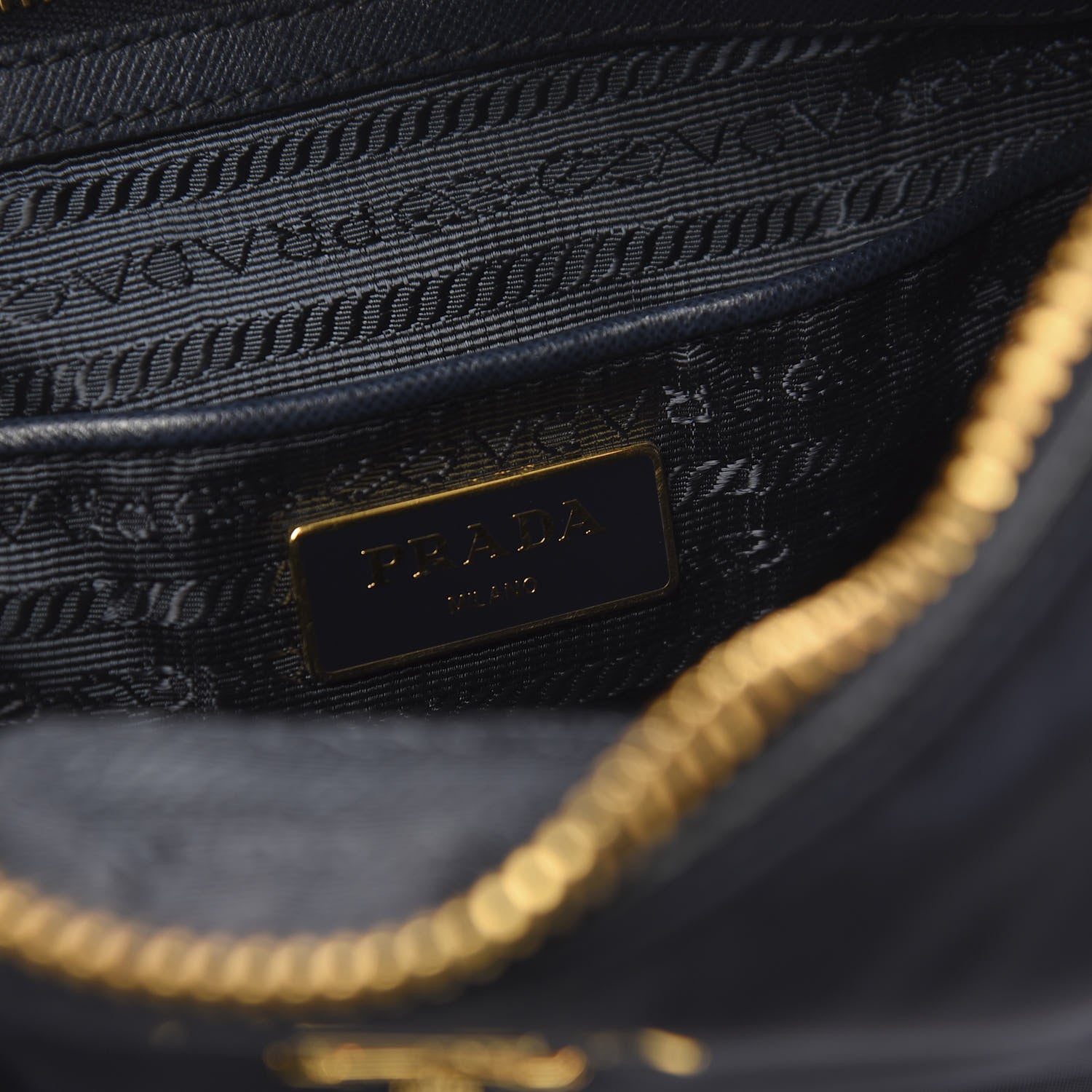 Prada Tessuto Nylon Saffiano Hobo Baltico 7 of 12