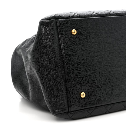 Chanel Caviar Quilted Grand Timeless Tote GTT Black 10 of 11
