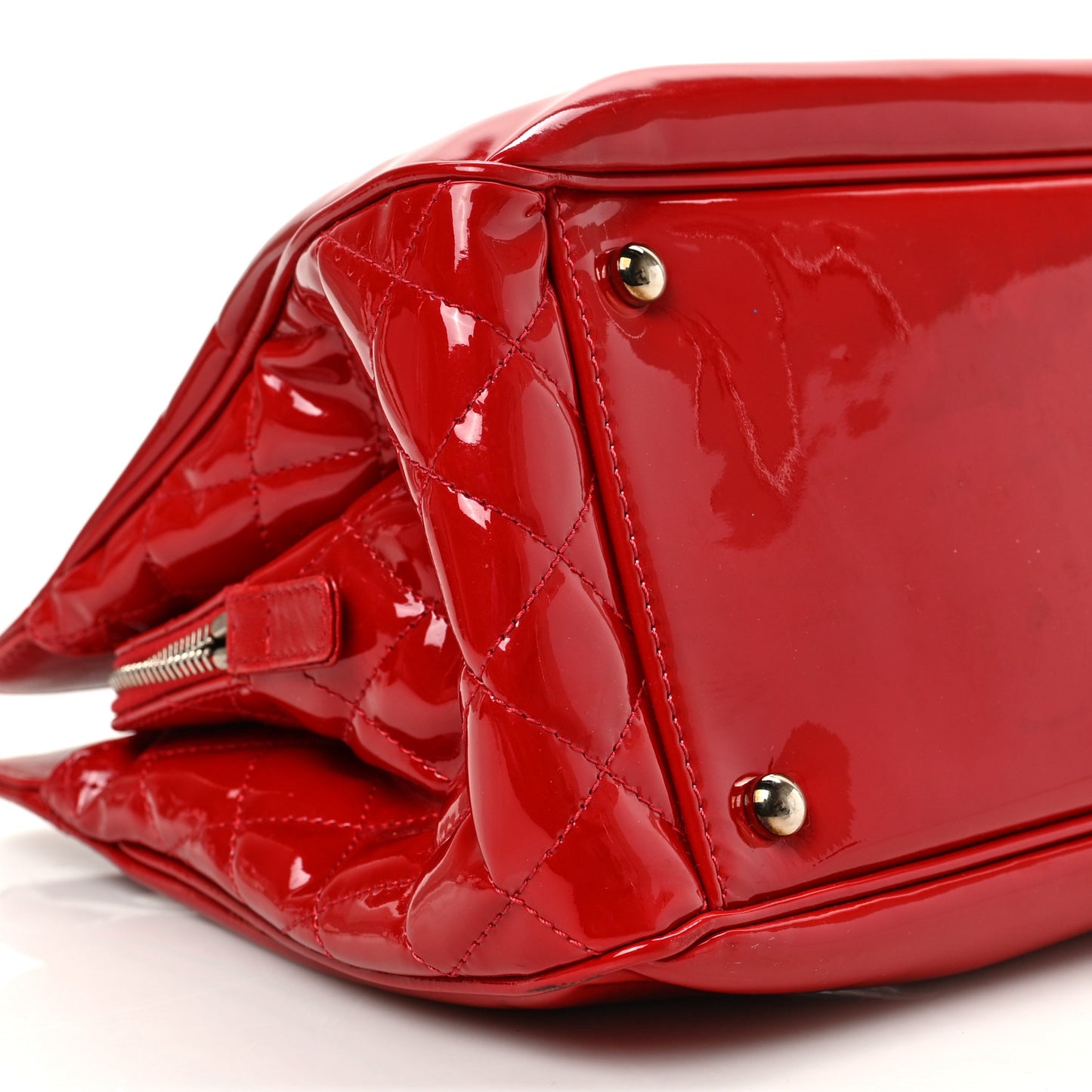 Vinyl Lipstick Ligne Tote Red