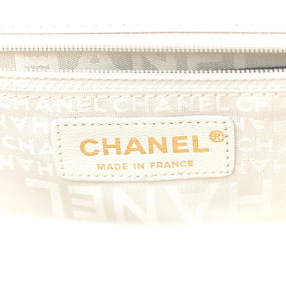 Chanel Lambskin Chocolate Bar Mademoiselle Flap Black White 6 of 10