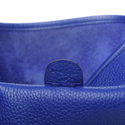 Hermes Amazone Evelyne III PM Bleu Electrique Black 7 of 10
