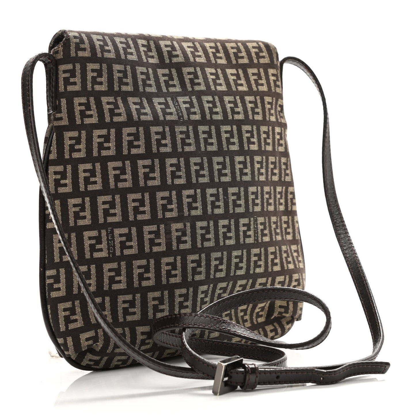 Zucchino Vitello Tube Messenger Bag Testa di Moro Beige