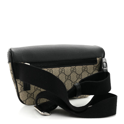 Gucci GG Supreme Monogram Belt Bag Black 3 of 11