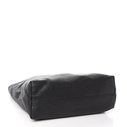Prada Vitello Daino Tote Black 3 of 9