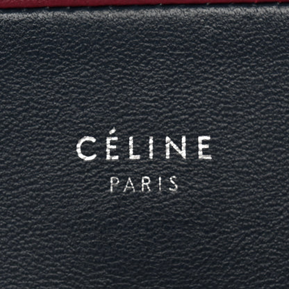 Celine Smooth Lambskin Frame Evening Chain Clutch Steel Blue Plum 6 of 11