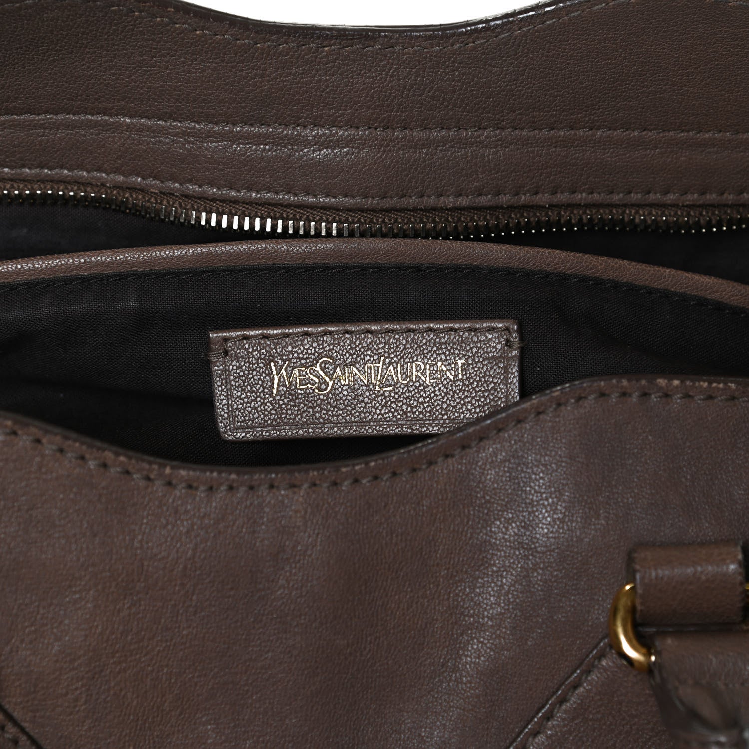 Saint Laurent Sheepskin Large Cabas ChYc Biscuit 6 of 13