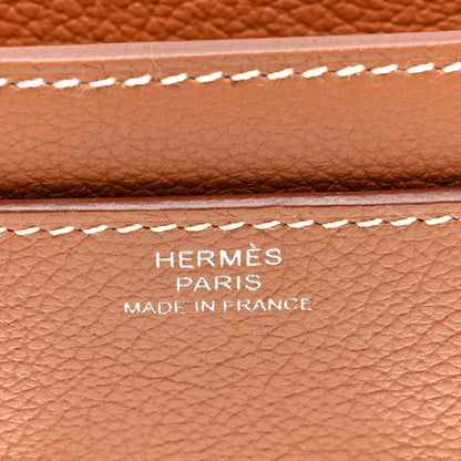 Hermes Evercolor Constance Wallet To Go Gold 6 of 11
