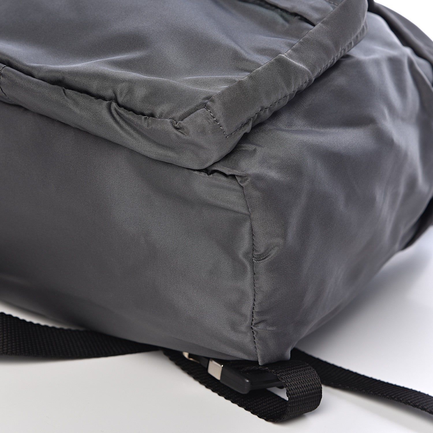 Prada Tessuto Nylon Montagna Small Single Buckle Backpack Ardesia 9 of 10